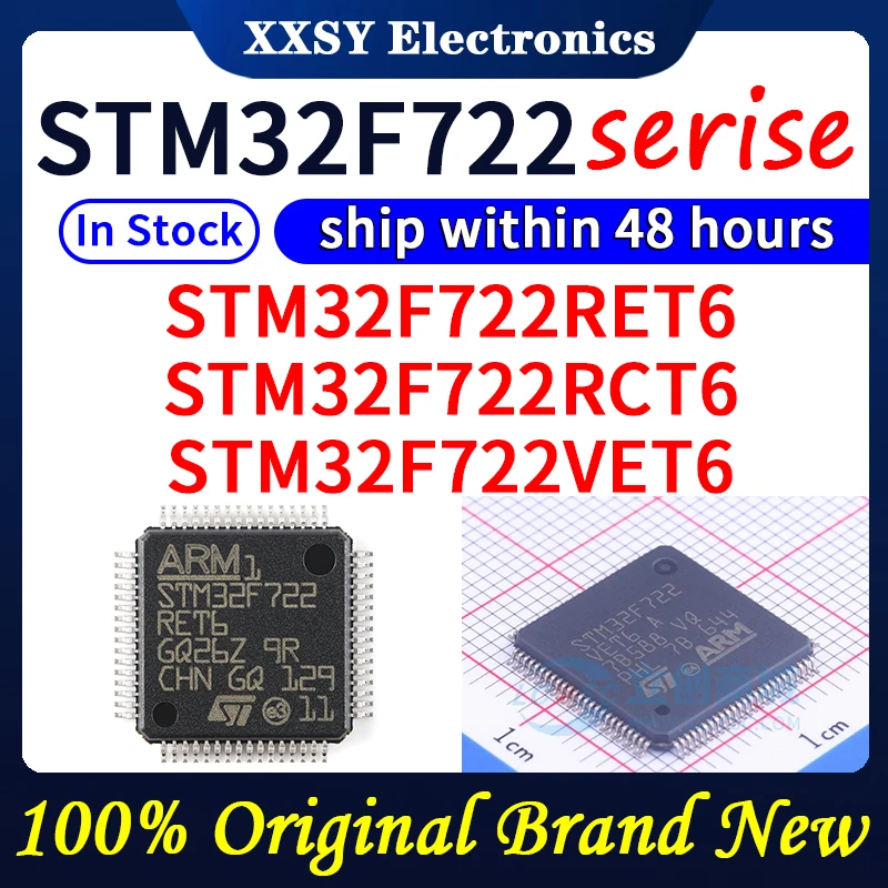 STM32F722RET6 STM32F722RCT6 STM32F722VET6 Высокое качество 100% оригинал Новый