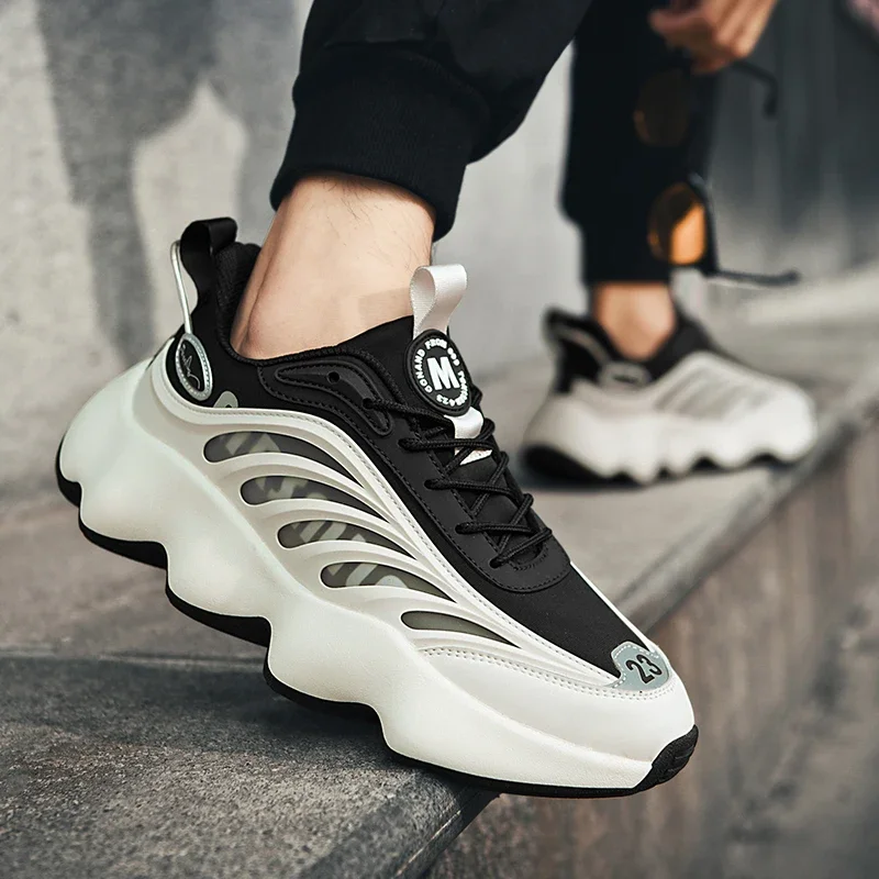 Scarpe da uomo Sneakers Tenis maschili Scarpe di lusso Scarpe casual da uomo Trainer Race Scarpe traspiranti mocassini moda Scarpe da corsa per uomo