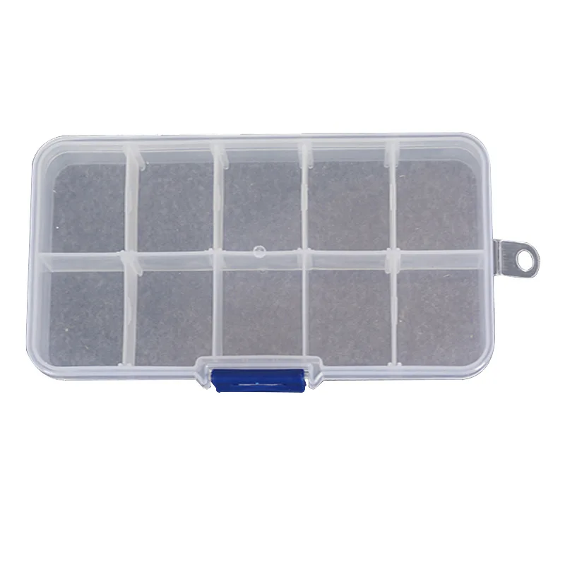 10-Grid Screw Parts Storage Box, Detachable Multi-compartment Tool Organizer