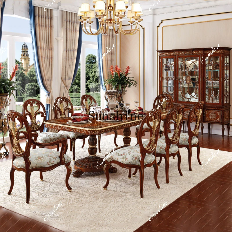 

British solid wood shell inlaid three doors light luxury storage wine cabinet simple and modern FT