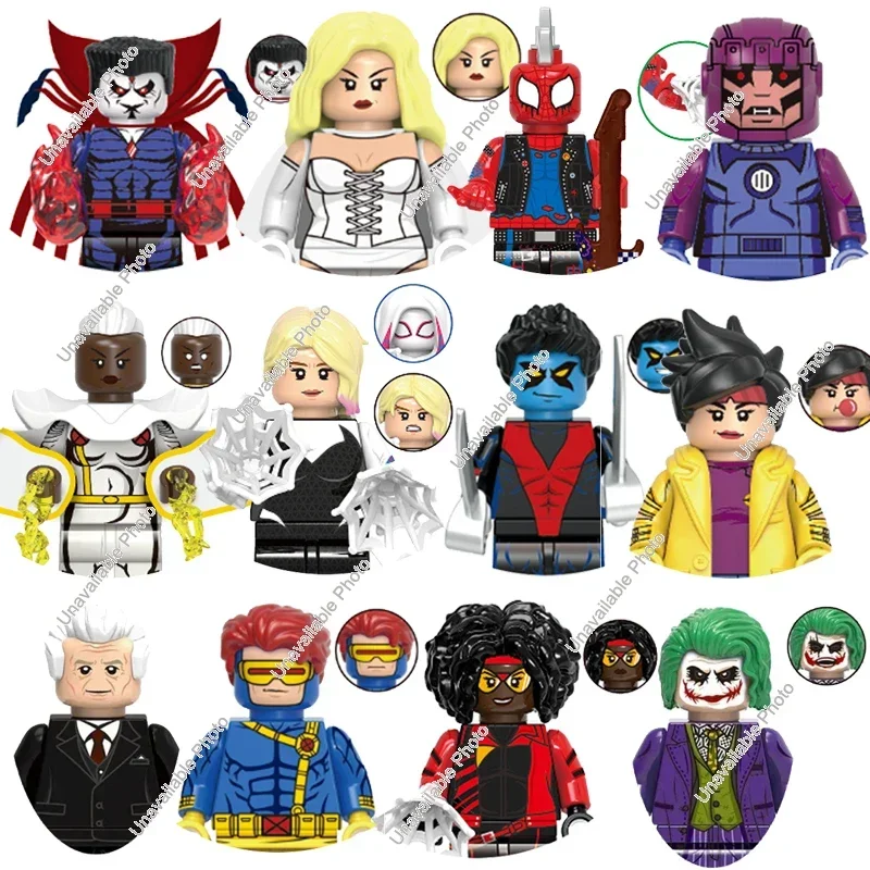 Hot Toys G0166 X0341 Mini Building Blocks Figurines, Avengers Anime Figure, Superhero DIY Puzzle Block Toys, Hand Made Kids Gift