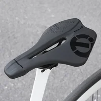 Cómoda sillín de bicicleta, bicicleta de montaña, bicicleta de carretera, cojín de asiento transpirable hueco antideslizante