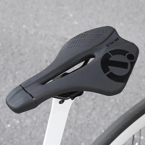 Imagen 1 del producto Cómoda sillín de bicicleta, bicicleta de montaña, bicicleta de carretera, cojín de asiento transpirable hueco antideslizante