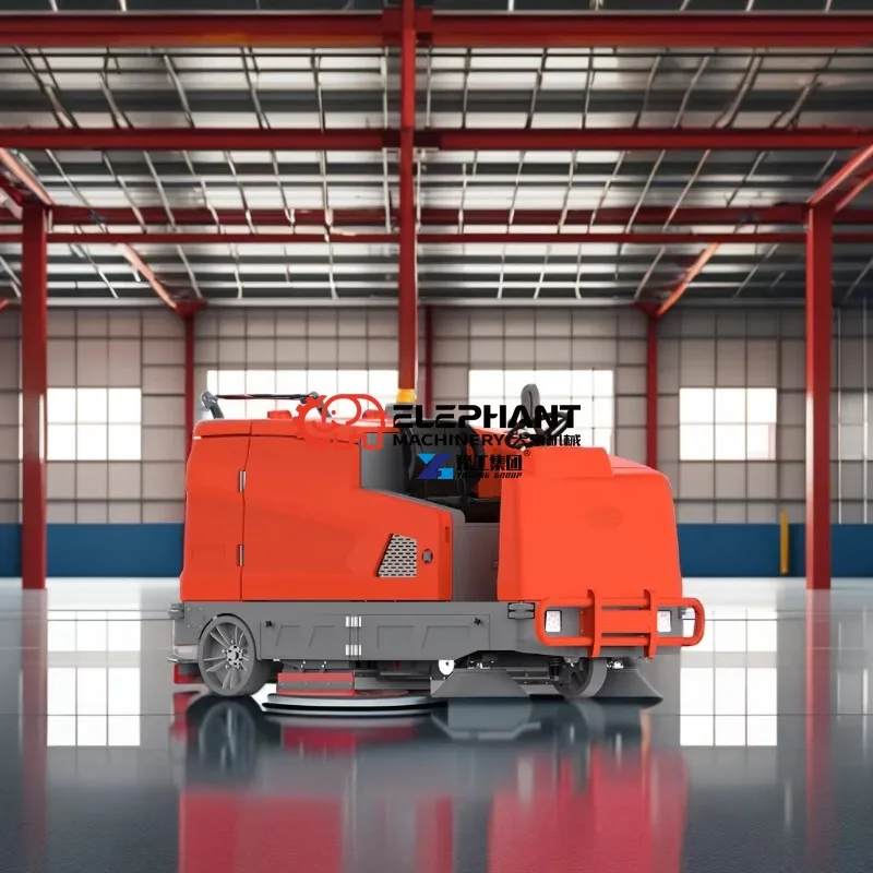 Industrial Outdoor Commercial Mobile Autonomous Hard Small Mini Ride on Outdoor Floor Sweeper Scrubber Cleaning Machines