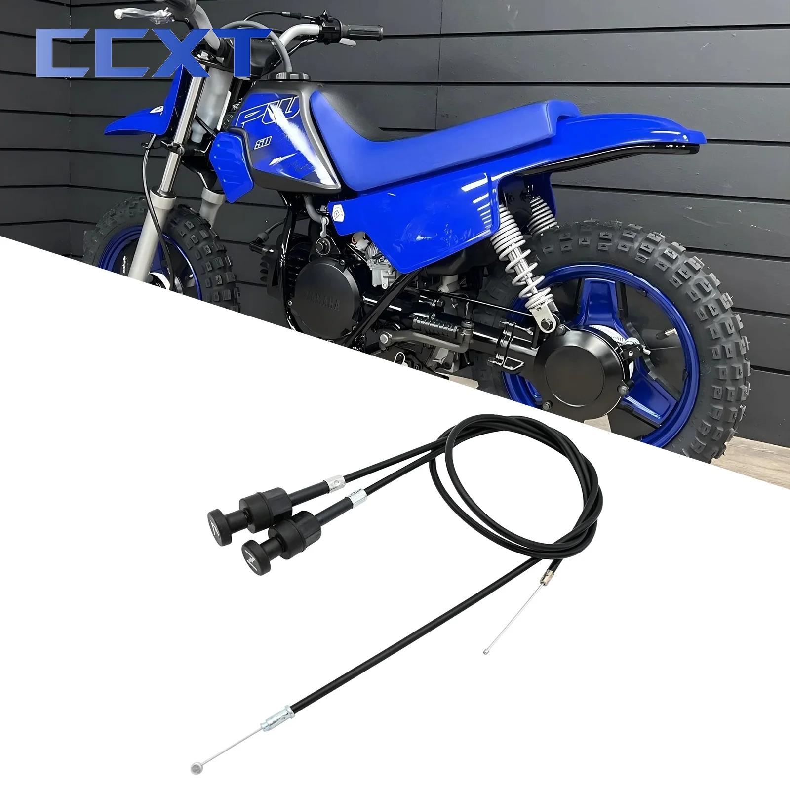 Motocross 760mm 940mm Pull Choke Cable Throttle Assembly Damper Cable Fit For Yamaha PW50 PW80 Motorcycle Dirt Bike Accessories