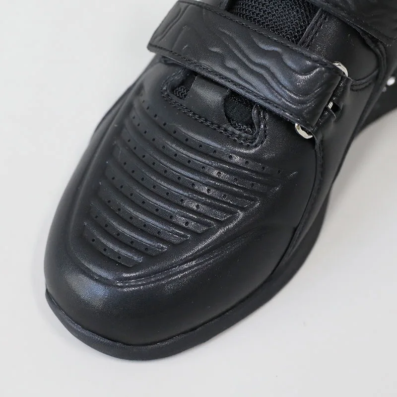 Chaussures professionnelles d'haltérophilie pour hommes et femmes, chaussures d'entraînement de gym unisexes, chaussures de squat à nervures dures, noir et blanc, marque de luxe, couples