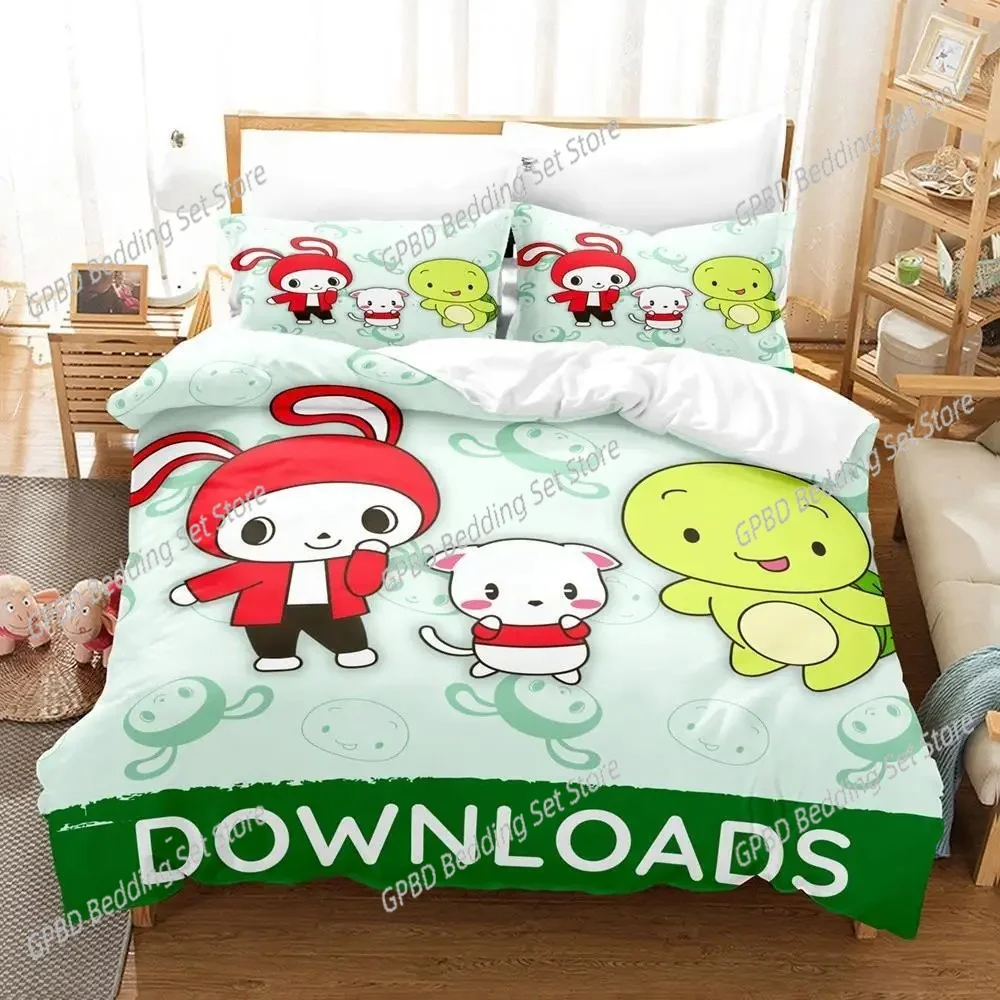 New Maizen Sisters Bedding Set Single Twin Full Queen King Size Bed Set Adult Kid Bedroom Duvet cover Sets Anime Bed Sheet Set