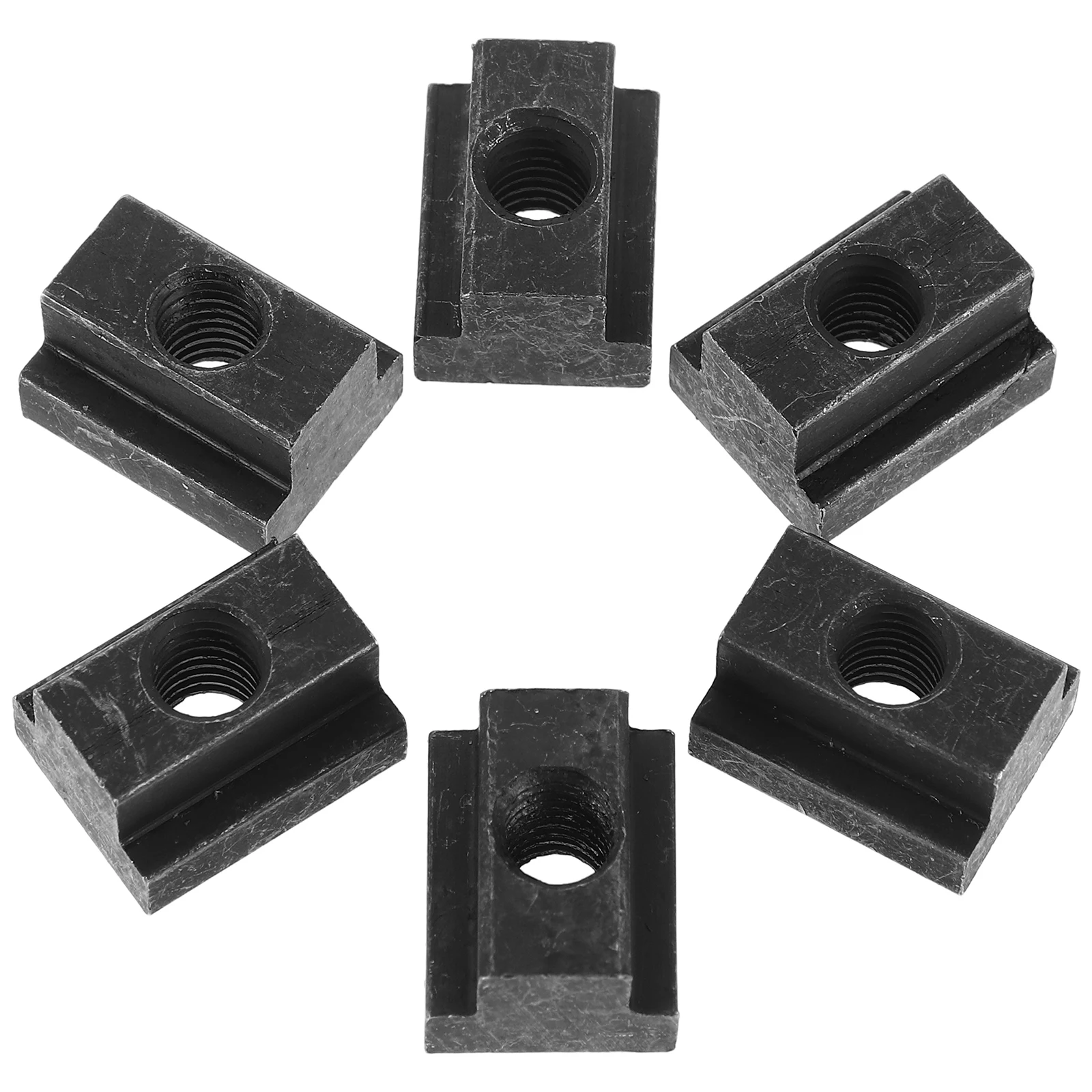 

6pcs TSlot Nut Drill Press Clamps Track Fastener Nuts Precision tslot hardware grinder