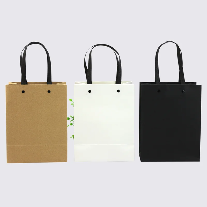 10 Pack Paper Bags Custom Logo Clothing Birthday Gift Bags Wedding Products Tote Bags Store Shopping Bags Free Design Brand