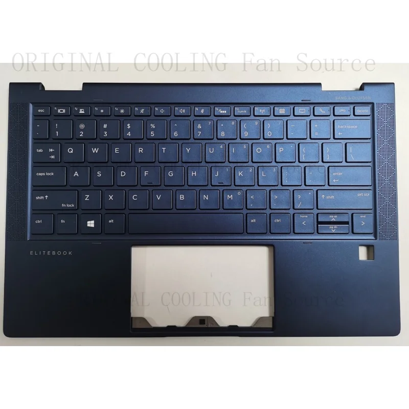 R+  L74117-001 FOR HP ELITEBOOK Dragonfly Laptop Palmrest C Shell Keyboard Blue