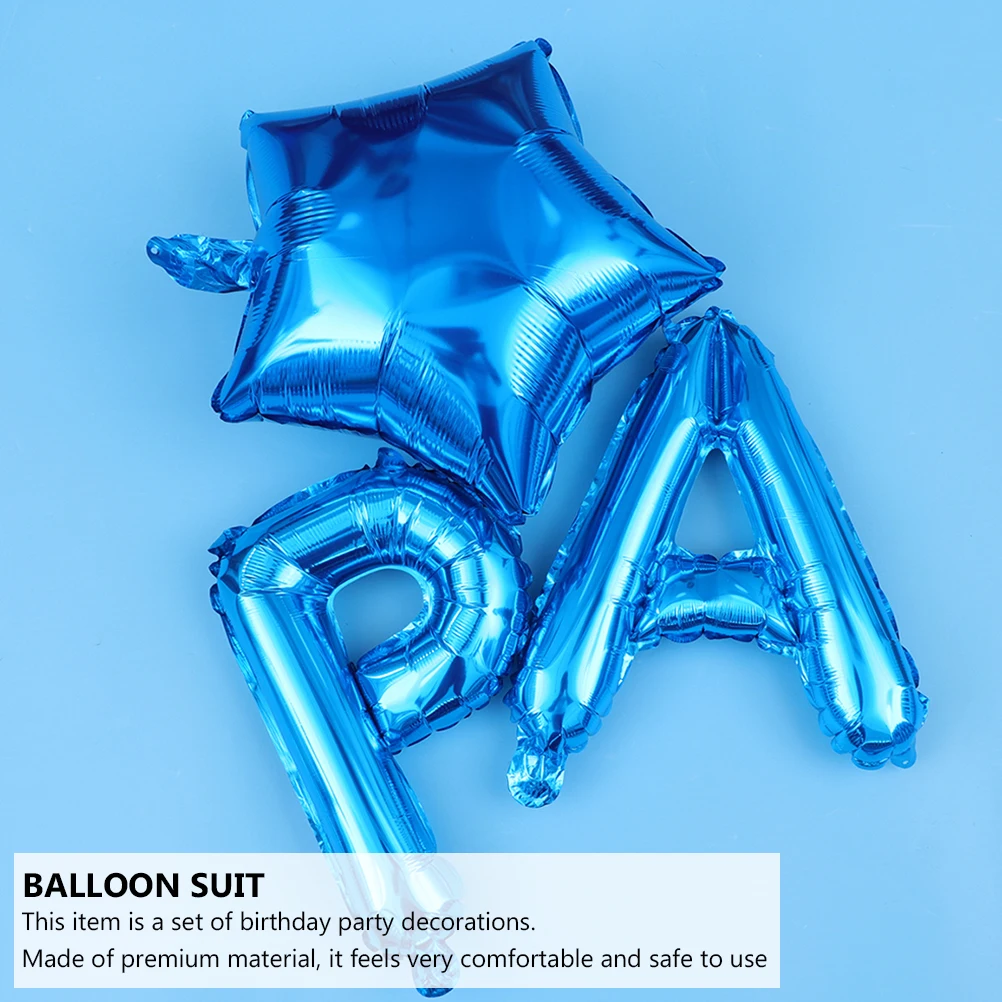 

31pcs Set Foil Letter HAPPY BIRTHDAY 12inch Latex Balloons Decorative Birthday Decorative Balloons Party Supplies