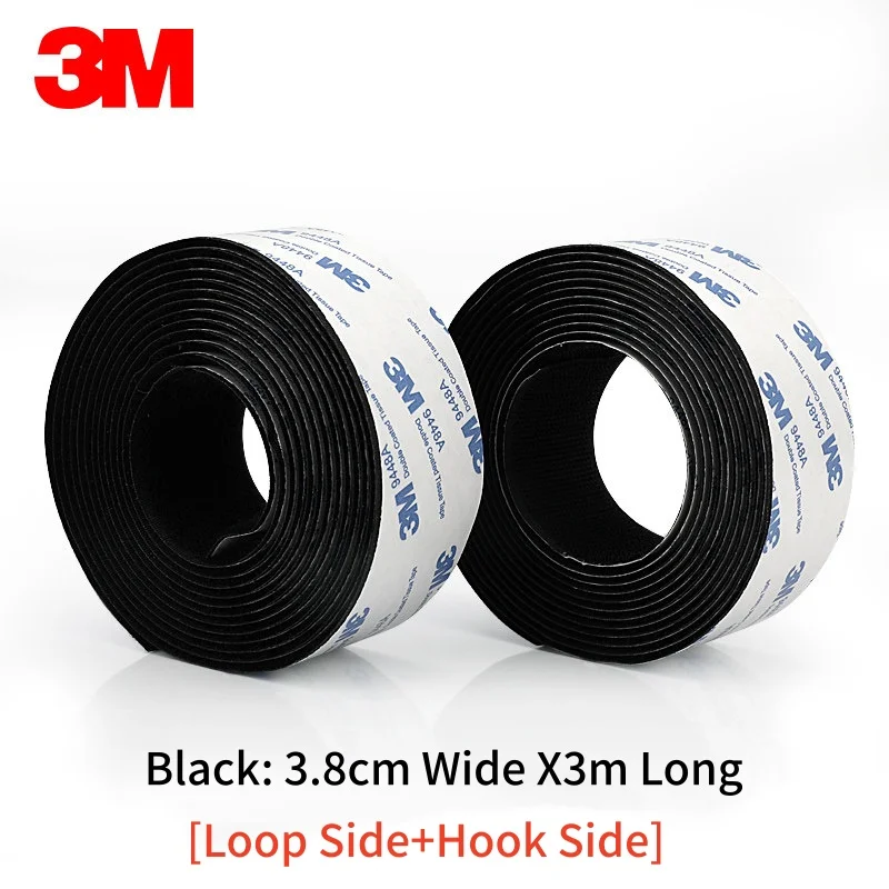 3M 9448A Selbstklebendes Klettband Starkes Spurloses Selbstklebendes Befestigungsband Doppelseitiges Klebeband Hochtemperaturbeständig