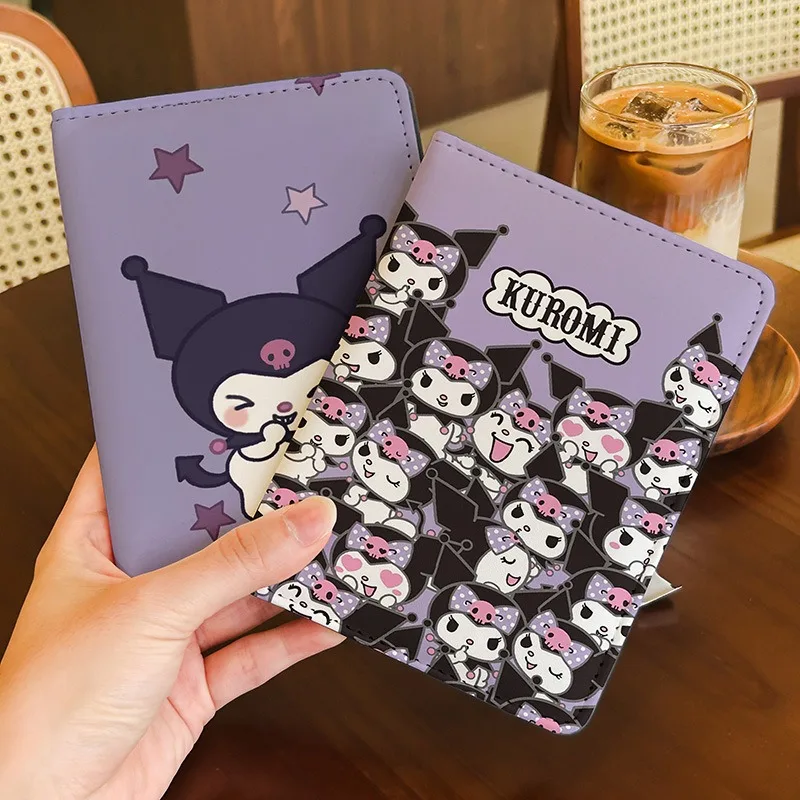 

Kawaii Hello Kitty Card Cover Cute Cartoon Passport Protection Cover Document Storage Bag Travel Supplies Student Gift Wholesale