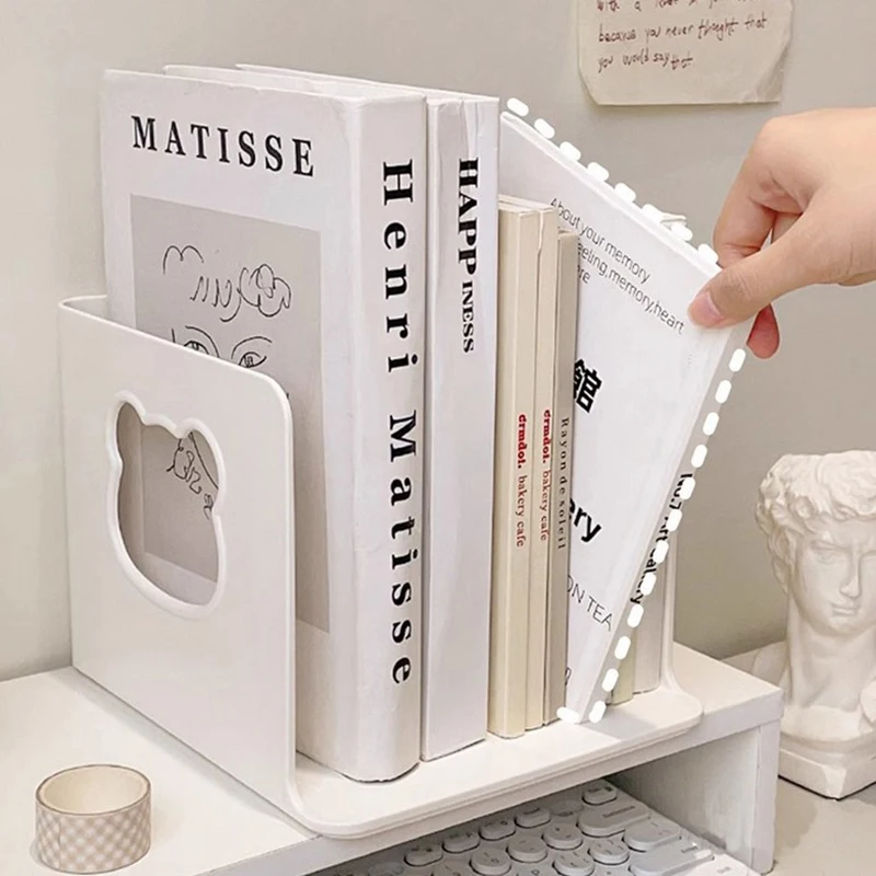 Creative Desktop Book Stand, Layered Book Shelf, Office Miscellaneous Folder Storage Rack, Student Dormitory Storage Rack