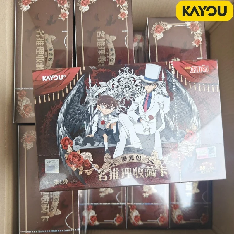 Original KAYOU Detective Conan · Glow Pack Serie 1 Anime Reasoning Sammelkarten Booster Pack Karten Spielzeug Geschenke Originalverpackung