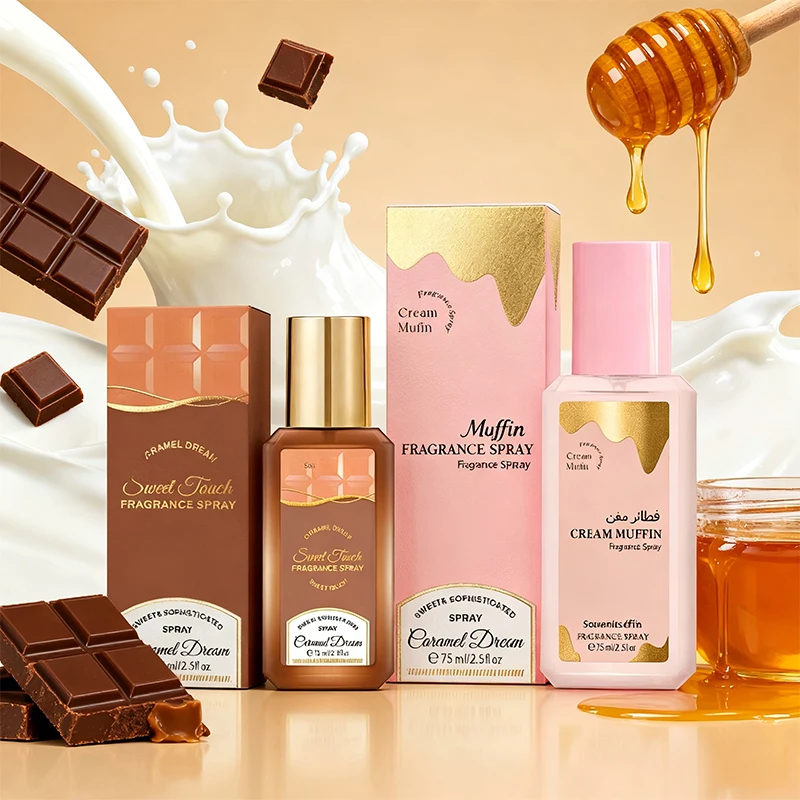 

Sweet Natural Women Fragrance Caramel Chocolate, Cream Pancake Gourmet Eau De Toilette New Long-last Fragrance Body Spray Unisex