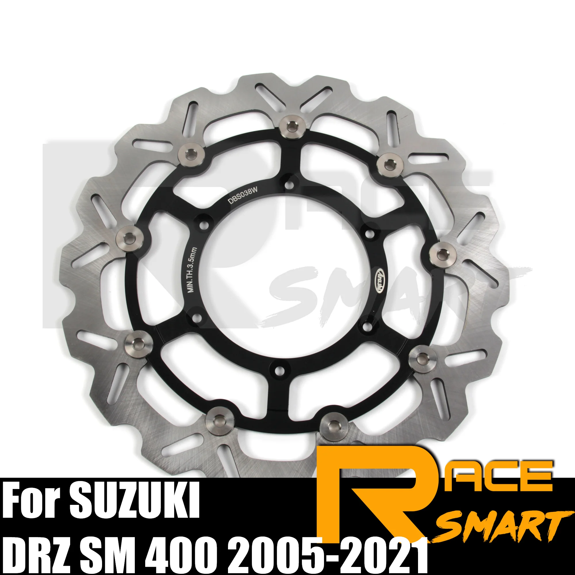 

Motorcycle CNC Front Brake Disc Disk Rotors For SUZUKI DRZ SM 400 2005-2021 DRZ400SM DRZ-400SM 2010 2011 2012 2013 2014 17 18 19