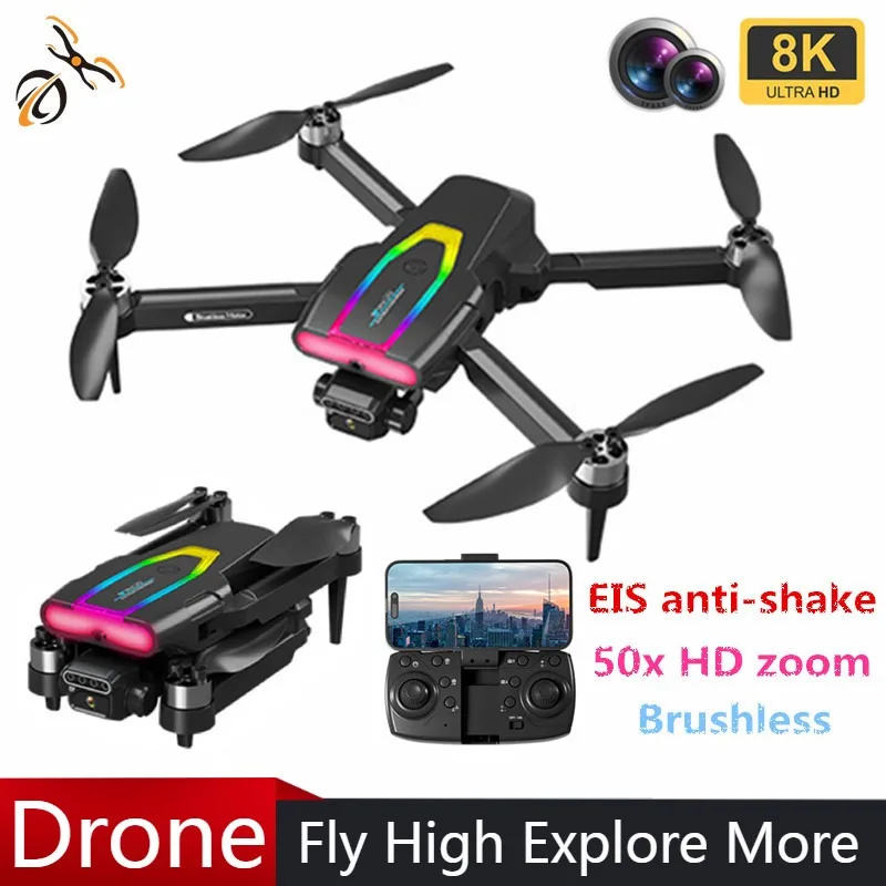 

F199 Дрон Профессиональный 4K HD Двойная камера WIFI FPV Аэрофотосъемка Широкоугольная камера Дрон Бесщеточные игрушки для предотвращения препятствий