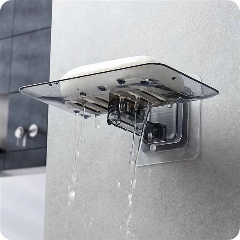 デイリーソープボックス ソープホルダー 壁掛けソープホルダー バスルームソープトレイ ソープスポンジディッシュ 12個