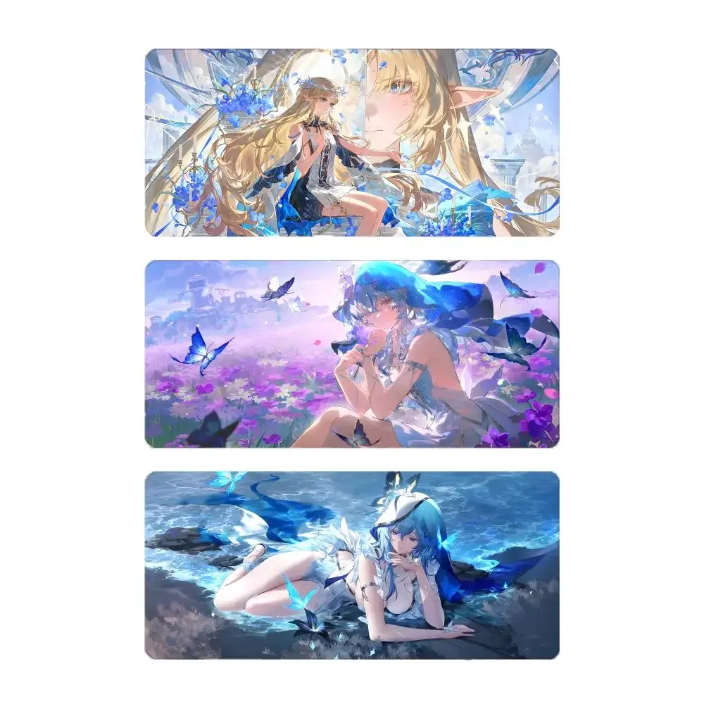 Game Character Wuthering Waves Dania Mouse Pad Large Gaming Mousepad with Stitched Edges Thickened Desk Mat PC