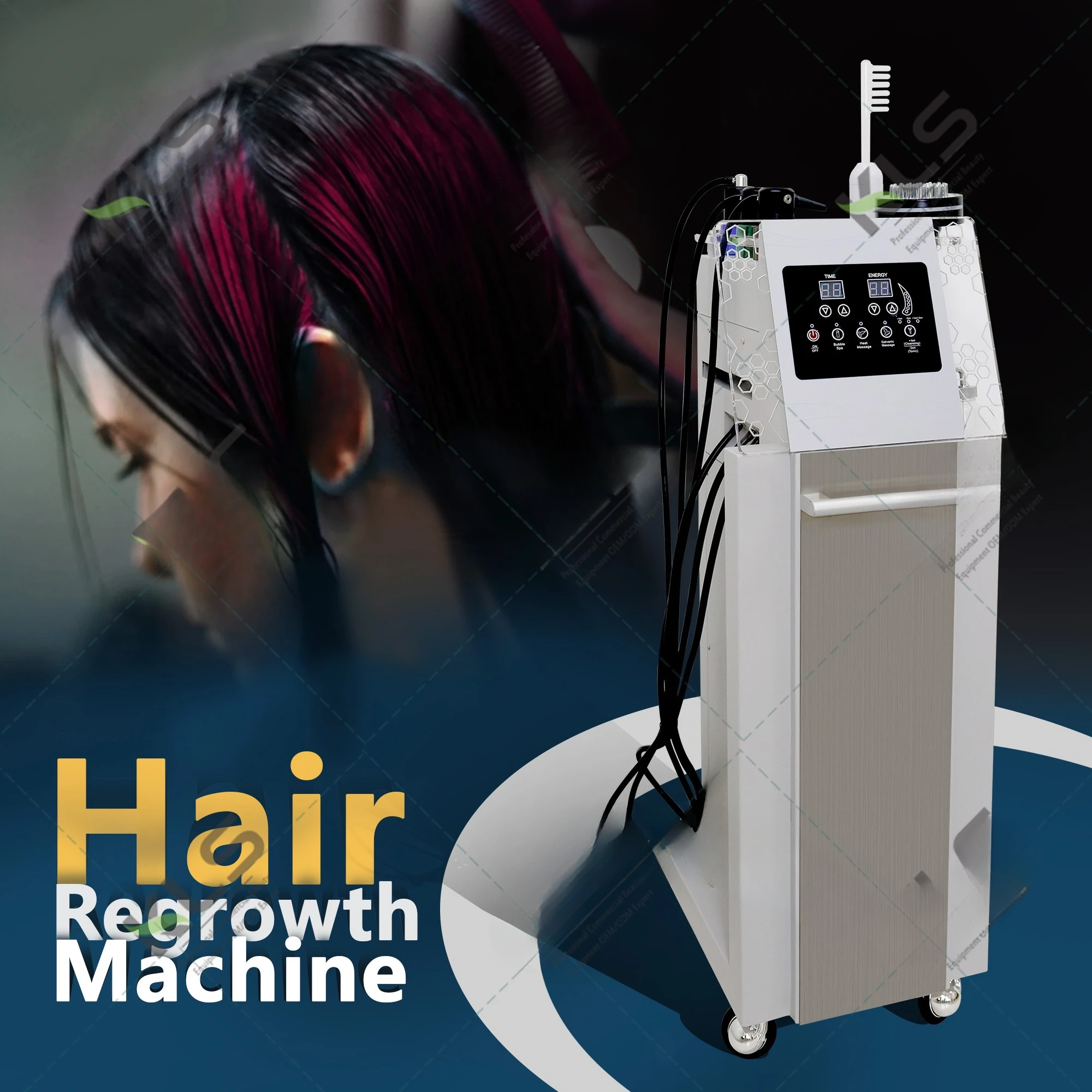 

Professional hair spa treatment for scalp regeneration, hair loss treatment, and hair growth.