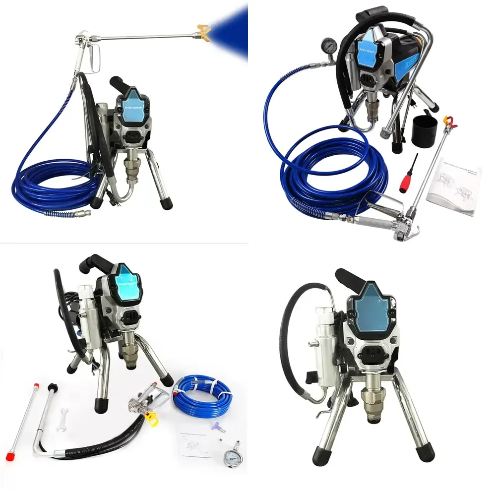 High Efficiency Electric Airless Paint Sprayer Thinning-Free Airless Sprayer Painting Tools Home Interior Painting Machine