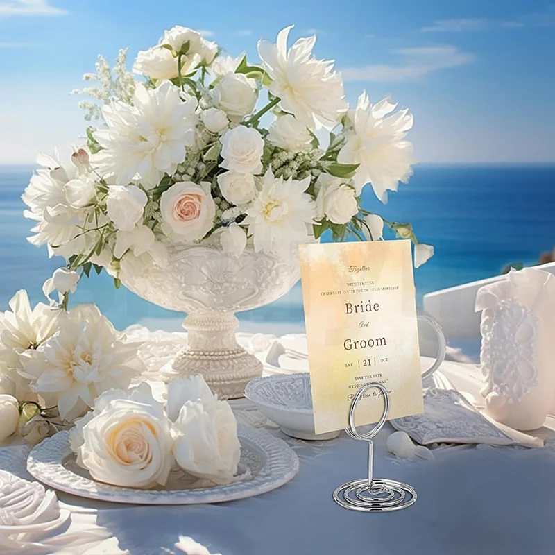 حاملو أرقام الطاولات لحفلات الزفاف وأعياد الميلاد ، حامل بطاقات الأماكن ، حاملو علامات الطاولات ، 40 *