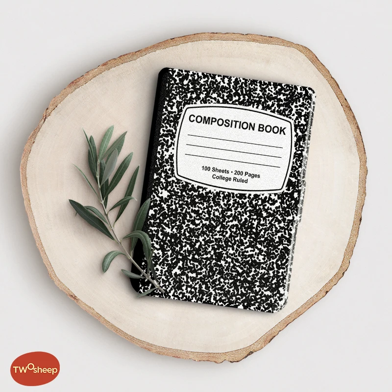 Twosheep 6-inch Case for Kobo Clara BW Clara Colour Clara 2E TPU Magnetic Flip Auto Wake Sleep TPU soft Cover Composition Book