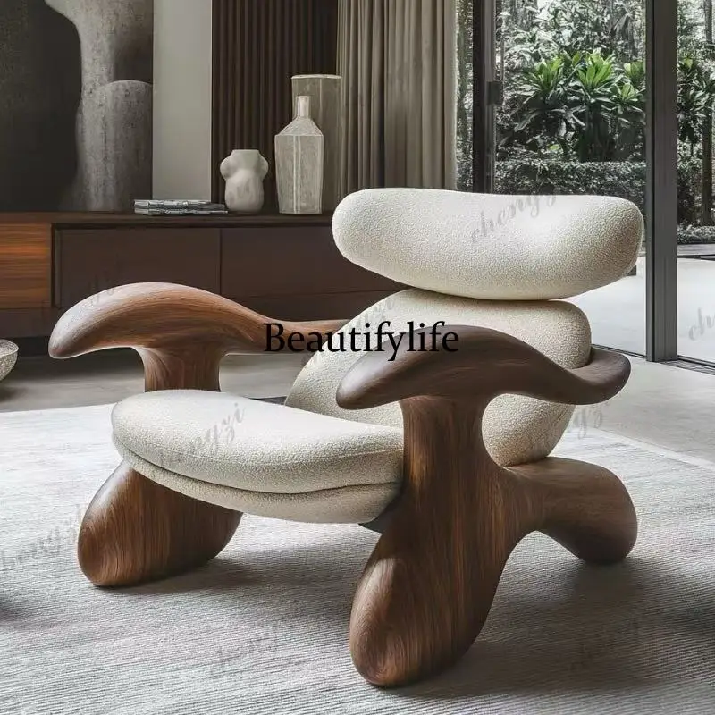 A73  Living Room Chairs Trending Italian Wooden Occasional Chairs Living Room Arm Ergonomic Fauteuils De Salon