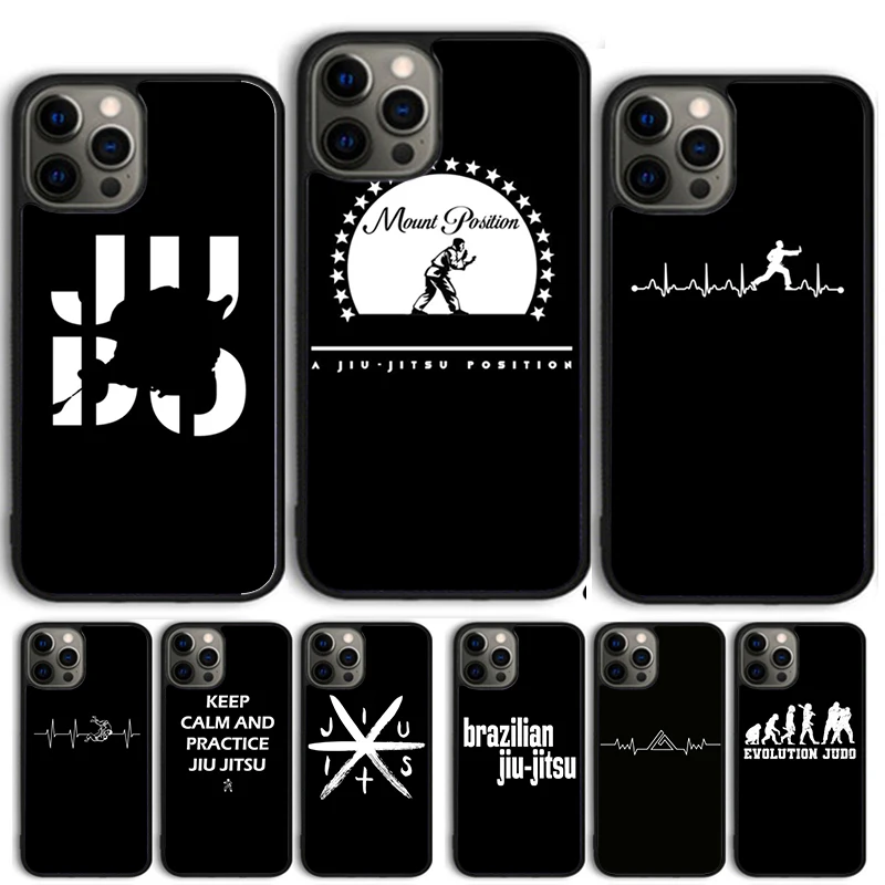 my heart beats for jiu jitsu Phone case  For iPhone 16 15 14 X XR XS 11 12 mini 13 Pro MAX Plus cover shell coque