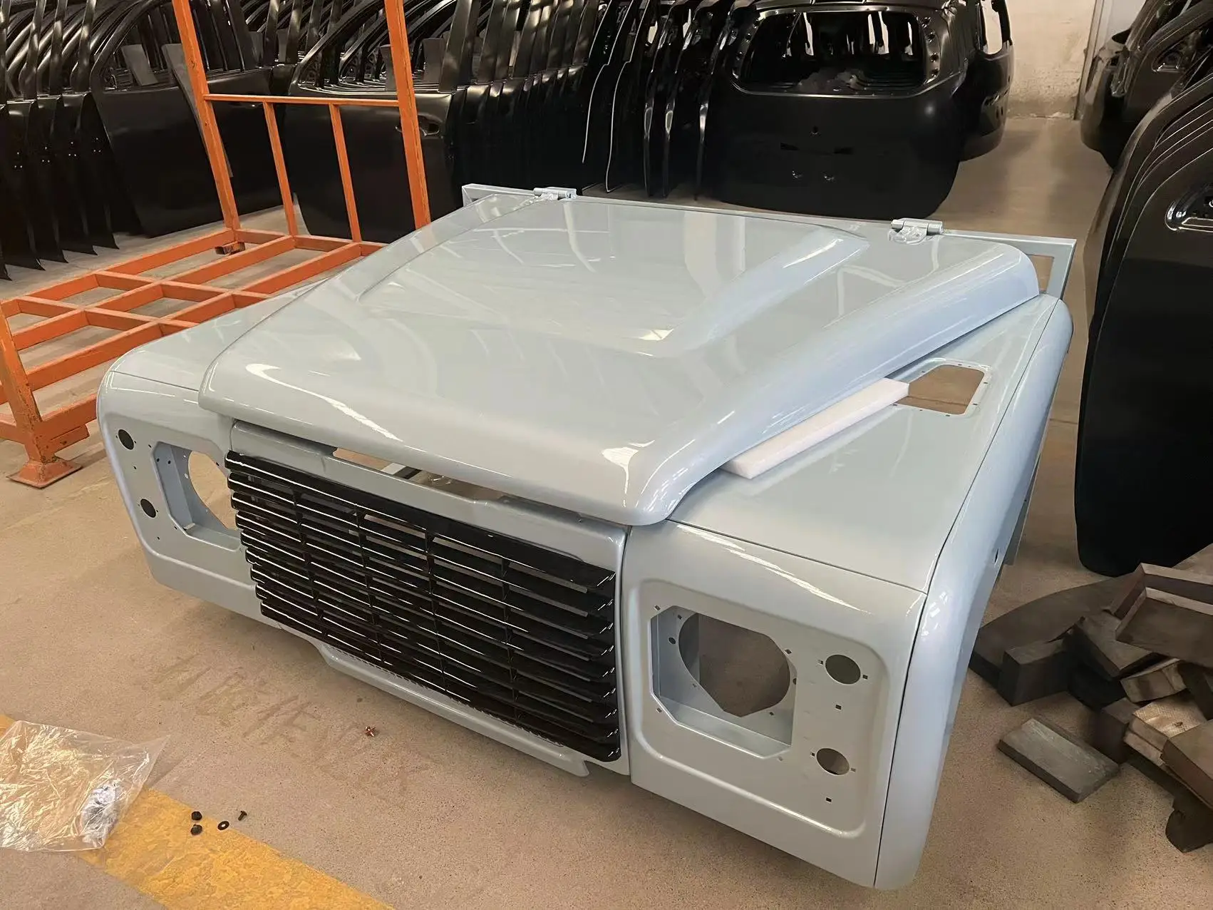 

Factory Hot Selling Aftermarket Aluminum Defender 90 110 130 TD4 TD5 TDI Front Wing Fender Car Body Parts OEM#ASB71