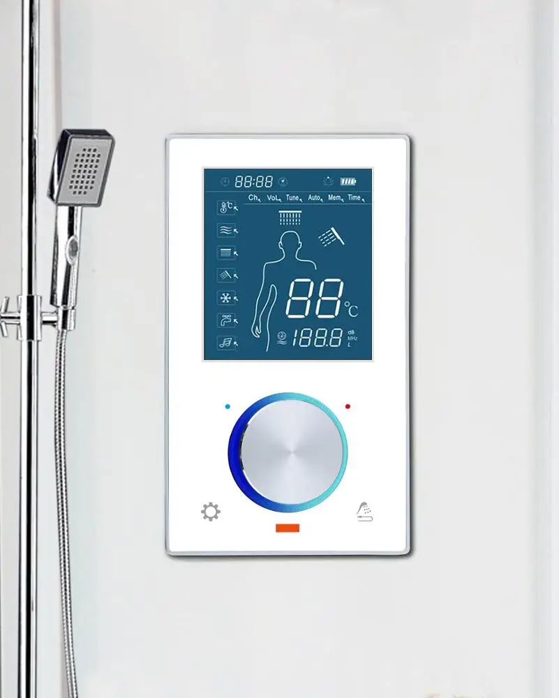 

202B Интеллектуальная цифровая система контроллера душа Душевой комплект