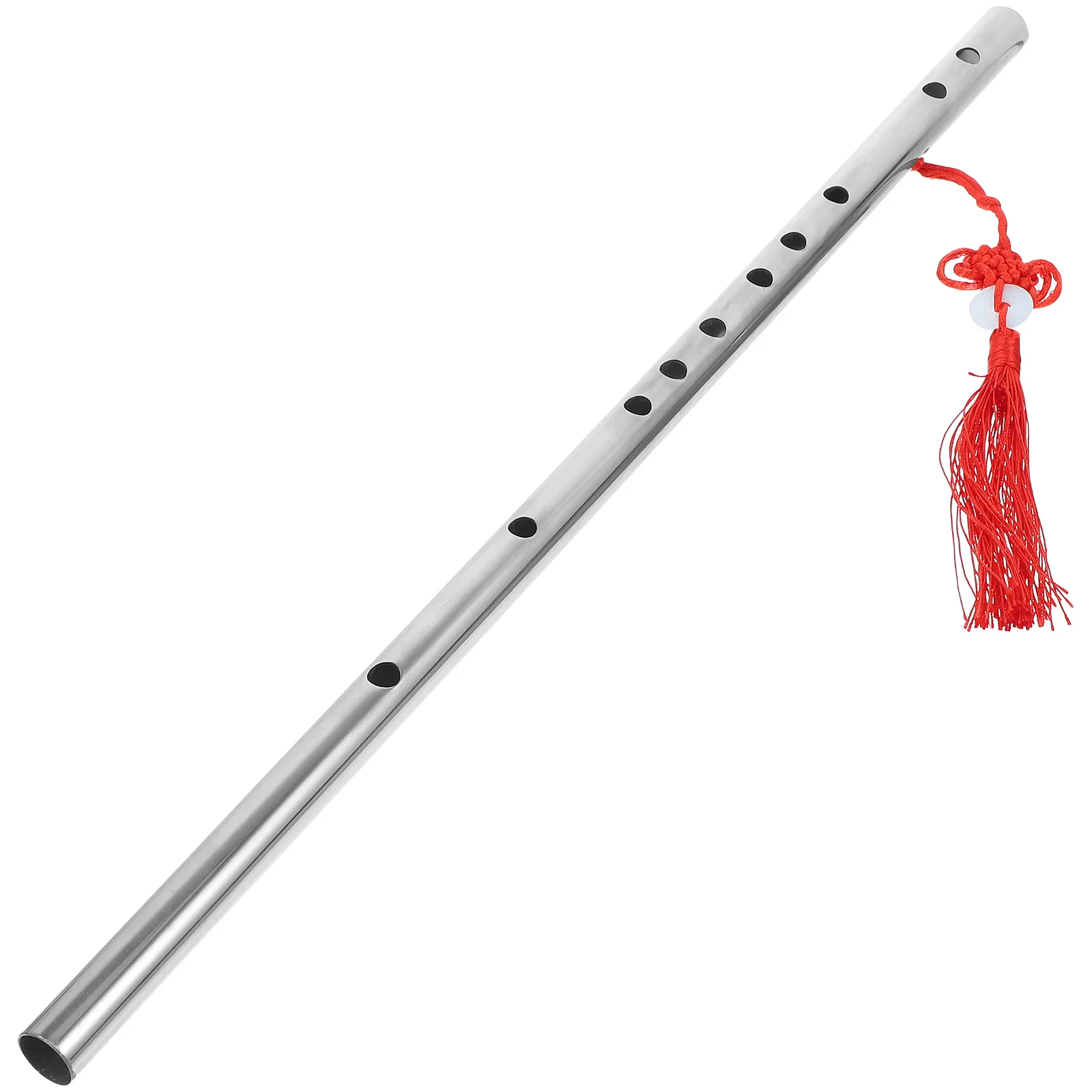 

Stainless Steel Flute Chinese Portable Introductory Student Sturdy Musical Instruments