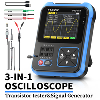 FNIRSI DSO-TC3 Digital Oscilloscope Transistor Tester Function Signal Generator 3 in 1 Multifunction Electronic Component Tester