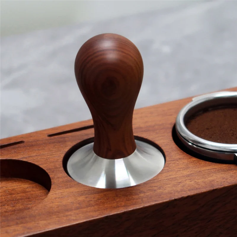 

Держатель тампера для кофе, опорная база, аксессуары для кофемашины для эспрессо, станция коврика для тампера для эспрессо для кофеварки 51-54 мм-B27C