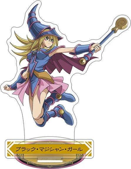 Loen Anime Peripheral Store Yu-Gi-Oh! Silent Swordsman Dark Magician HD Figure Acrylic Stand Desktop Decoration Series About15cm