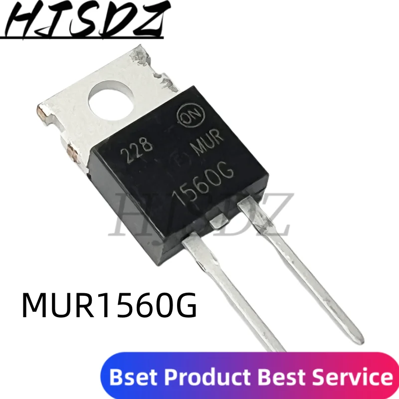 

MUR860 MUR1560G MUR1560 MUR1660CT MUR1620CTG MUR1620 MUR1660 MUR1520G MUR1520 MUR820G MUR820 MUR860G MUR1560, 10 Uds.