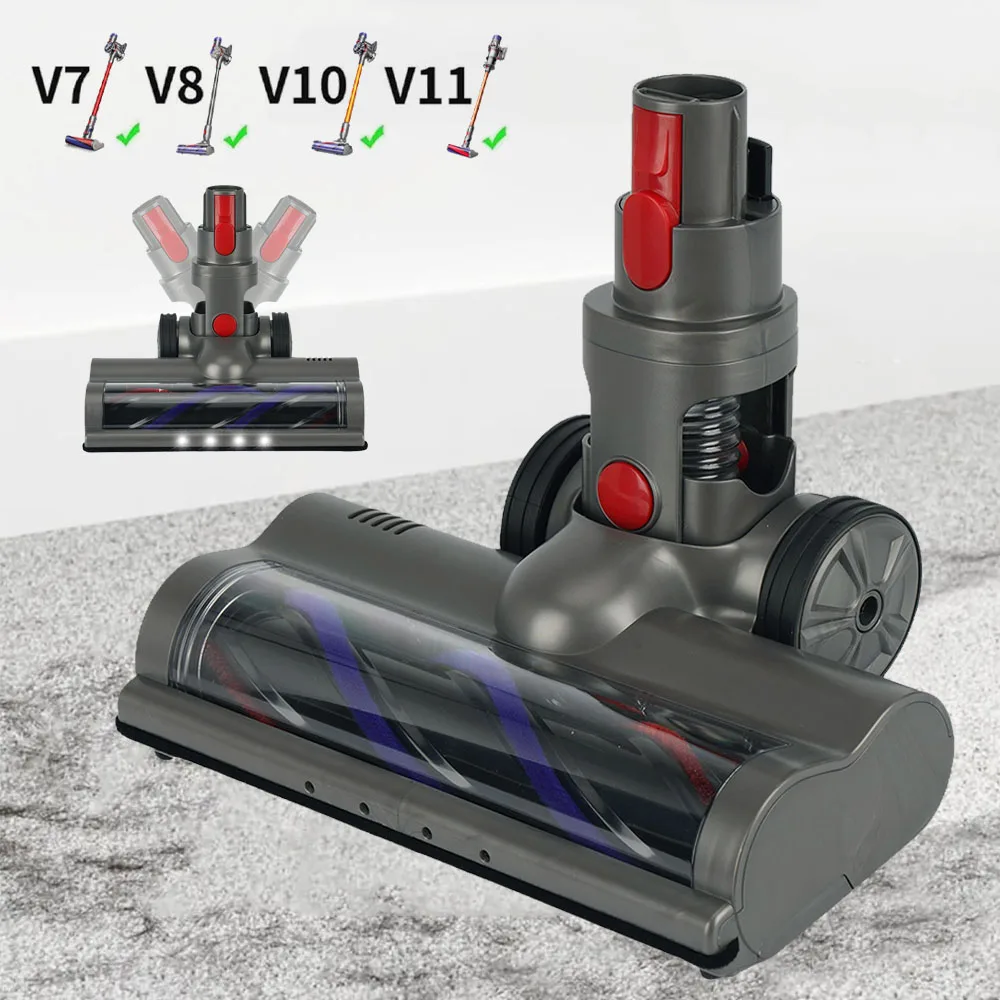 Tête de nettoyage de rechange pour aspirateur, tête de brosse amovible, accessoire pour outils de nettoyage des sols V7 V8 V10 V11, pour tapis, parquet et sols durs