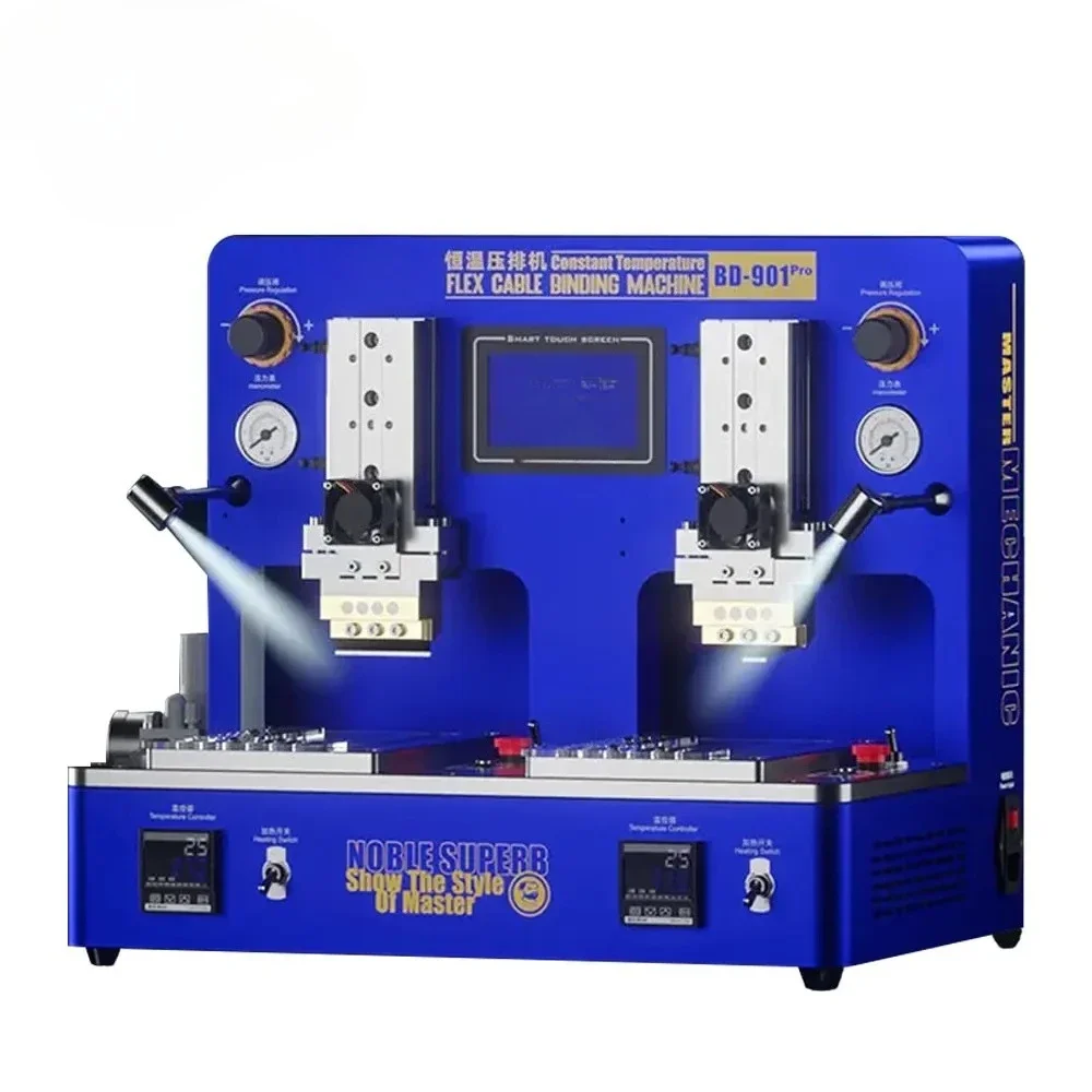 BD901 Thermostatic Pressing Machine Mechanic 7-Inch Mobile Phone LCD Large Black Row New Watch/ Flex Cable Binding