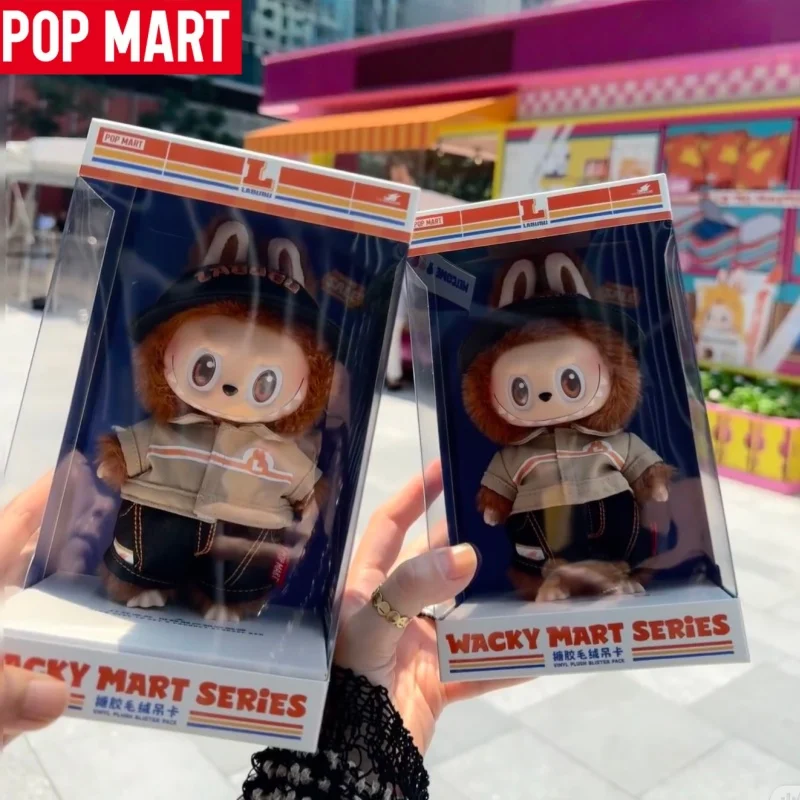 В наличии POP MART The Monsters Labubu Wacky Mart Series Vinly кукла кулон аниме фигурка оригинальная слепая коробка подарок-сюрприз