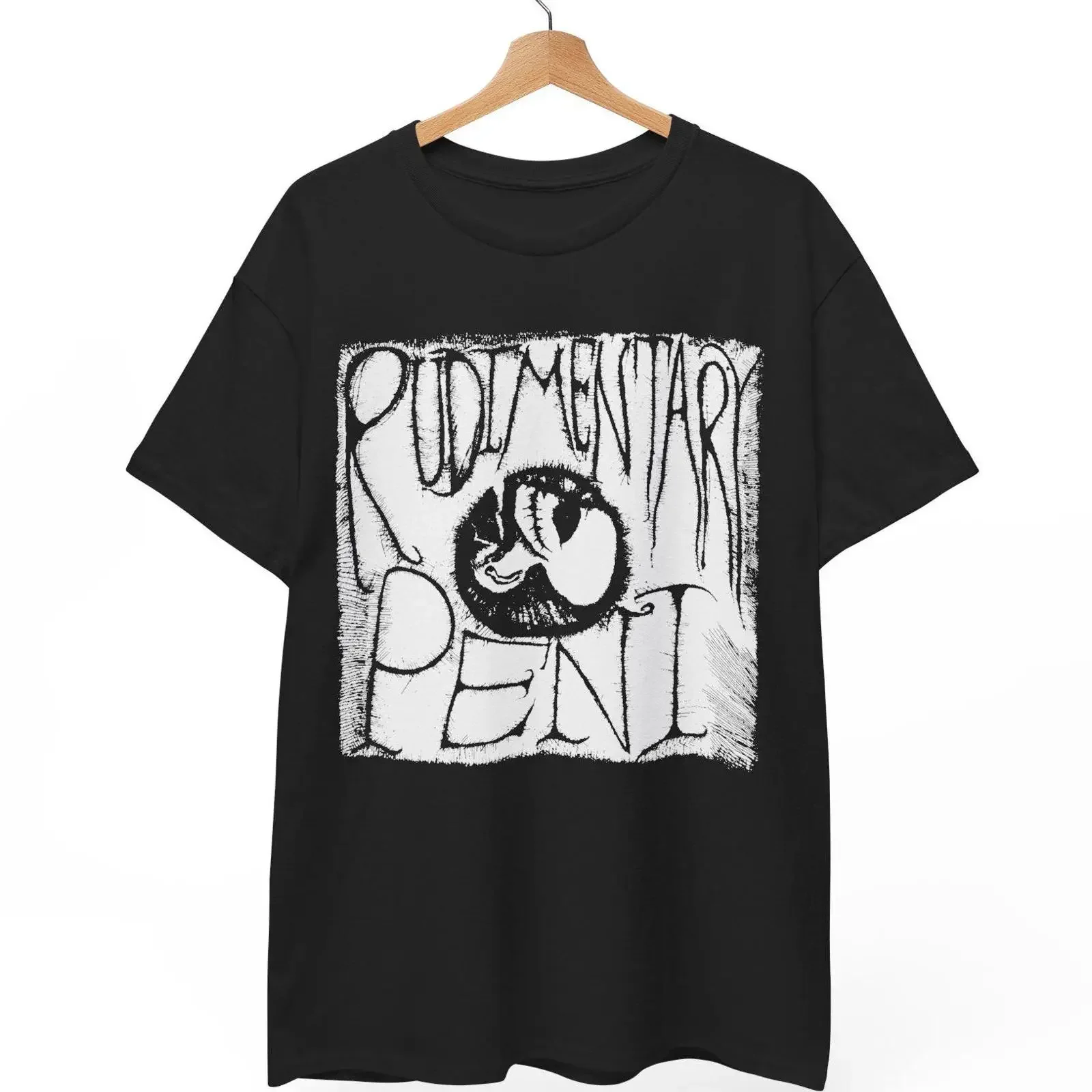 Rudimentary Peni T Shirt 1981 Debut EP Art Anarcho Punk Hardcore Nick Blinko Top vintage Washed Versatile Top For Everyday Wear