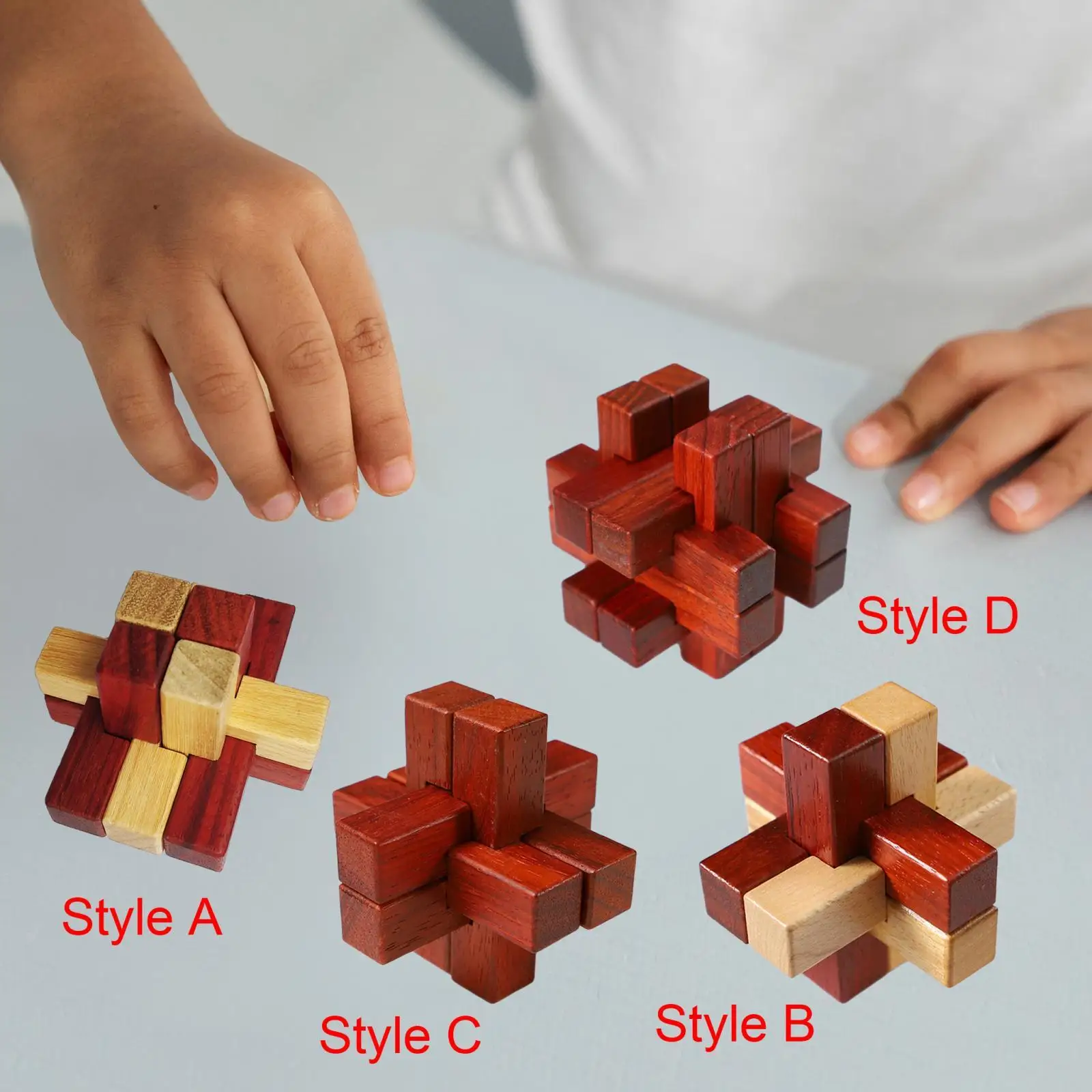 Brain Teaser-Puzzle, herausfordernde Puzzles, 3D-Entriegelungsspiel als Weihnachtsgeschenk