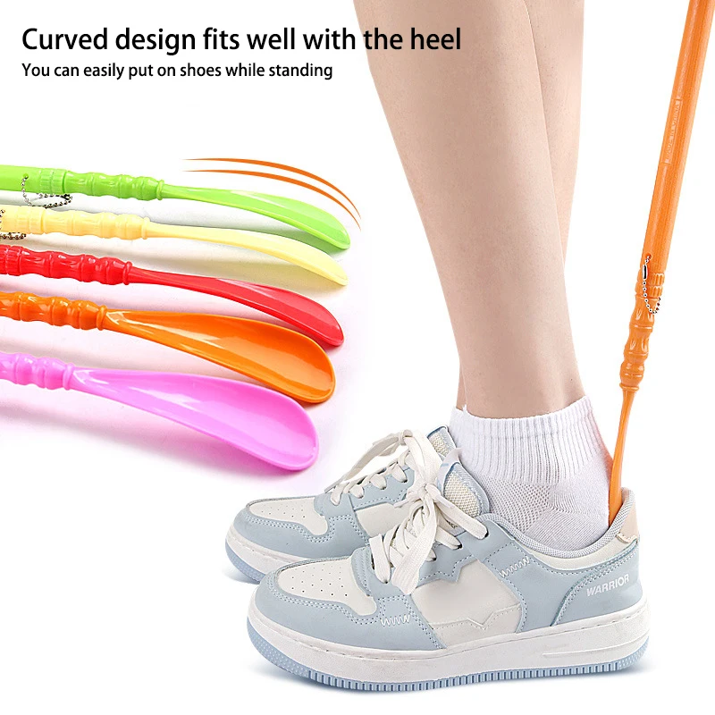 1Pcs 2 In 1 Back Scratcher Shoehorn Multifunctional Long Handled Shoe Horn With Hand Shaped Backscratcher Tickle Paw