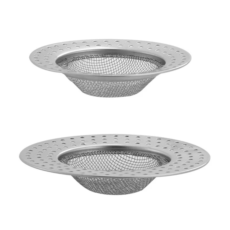 Stainless Steel Sink Drain Strainer Hair Catcher Shower Drain Mesh for Bathroom Kitchen Easy to Install Universal Drosphip