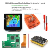 Pantalla OLED recargable tipo C, pantalla táctil AMOLED laminada, para GBC GameBoy Color con batería de litio de carcasa precortada