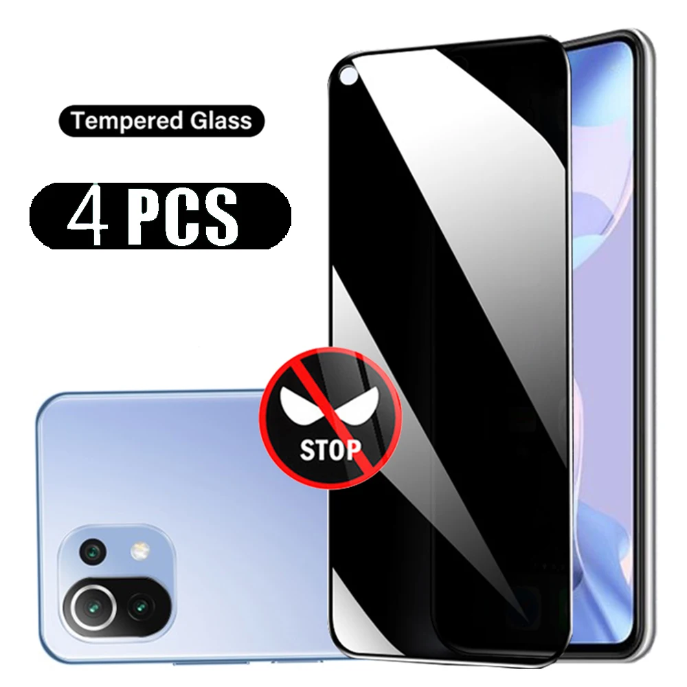 4 Pieces! Privacy film Glass for Realme GT 2 Pro Master Screen Protector Glass for Realme GT Neo 2 3 3T