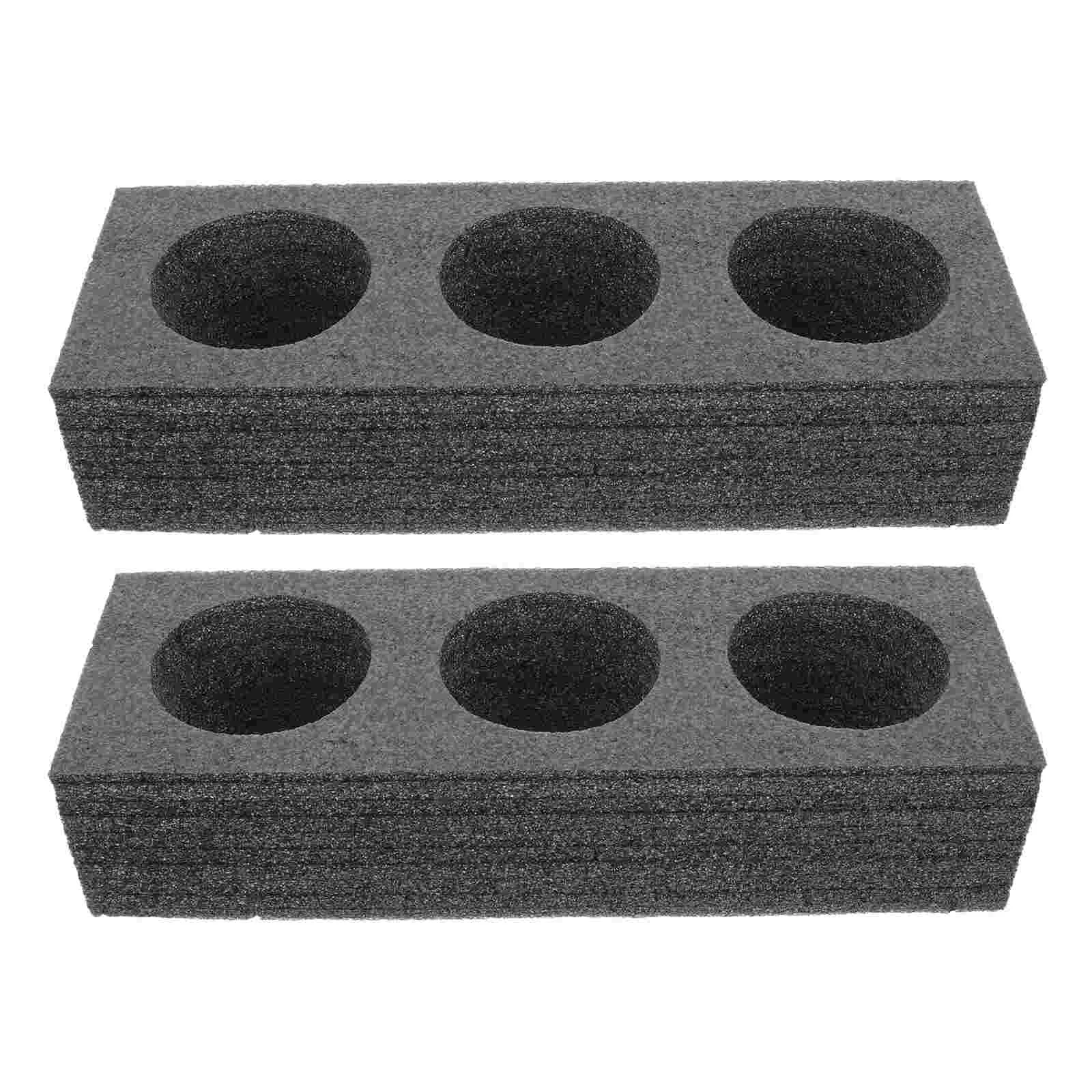 Porte-gobelet isolant en coton perlé pour thé au lait, porte-gobelet en mousse, plateaux à emporter, 2 pièces