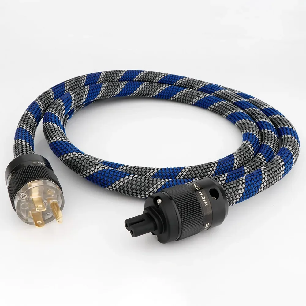 Hifi AC Netzkabel US/EU 6N OFC Netzkabel Figure8 C7 029 AC Netzkabel EU Schuko Netzkabel – Detail 10