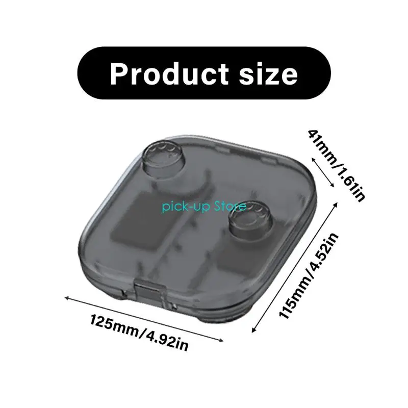 NS2コントローラーのためのQ5WAストレージケースゲームカードスロット付きの保護ボックスのキャリングケース（カードは含まれていません）