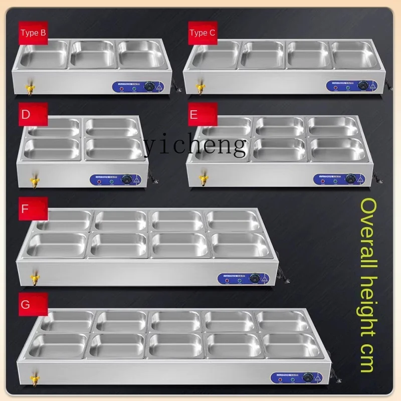 

ZC Insulation Plate Commercial Heating Stainless Steel Insulated Small Bowl Dish Table Steaming Table
